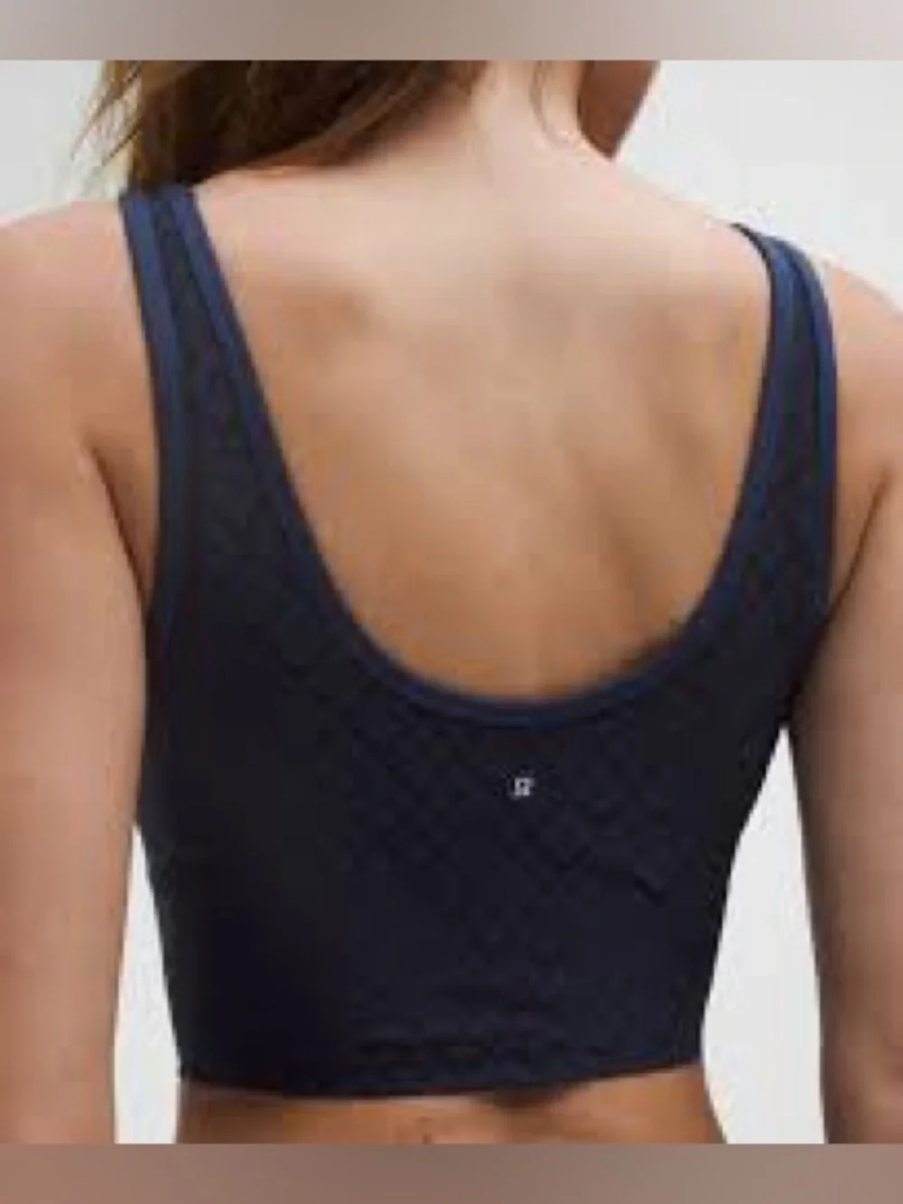 Lululemon Textured Mesh Tennis Tank Top Club Blue